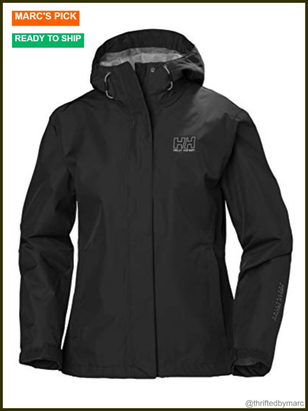 Seven J Waterproof Windproof Raincoat with DWR and Hood